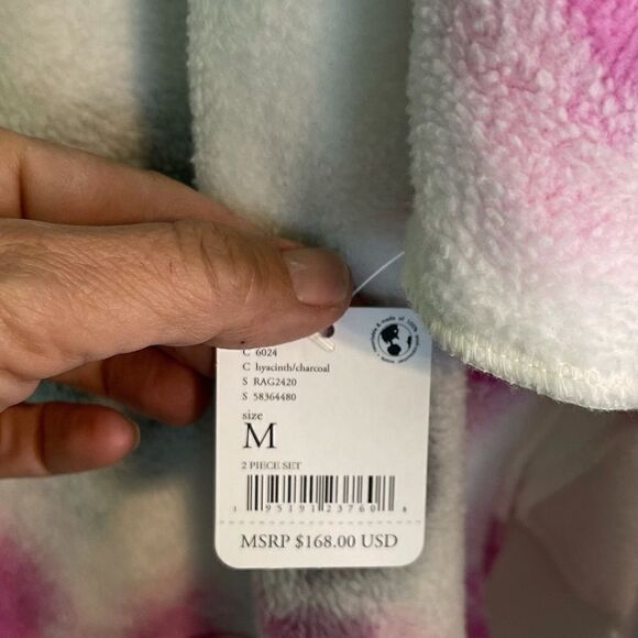 FREE PEOPLE Kelly Wash Pink Set Sweatshirt and Shorts.Size XS /M - Picture 11 of 14